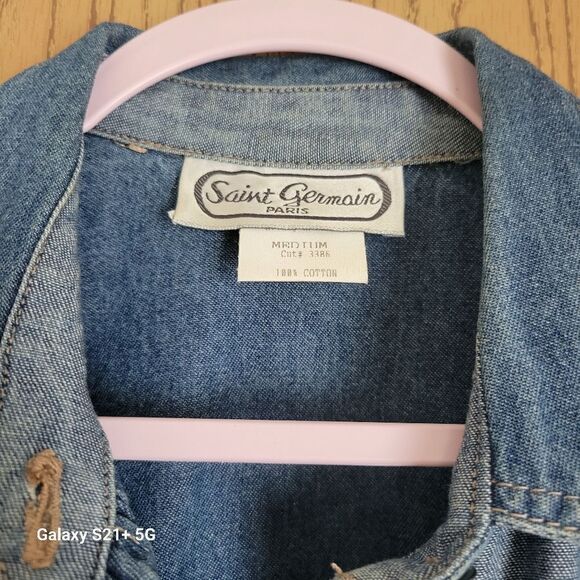 Vintage Saint Germain Paris Aztec print 2 piece set womens size medium - Picture 11 of 11